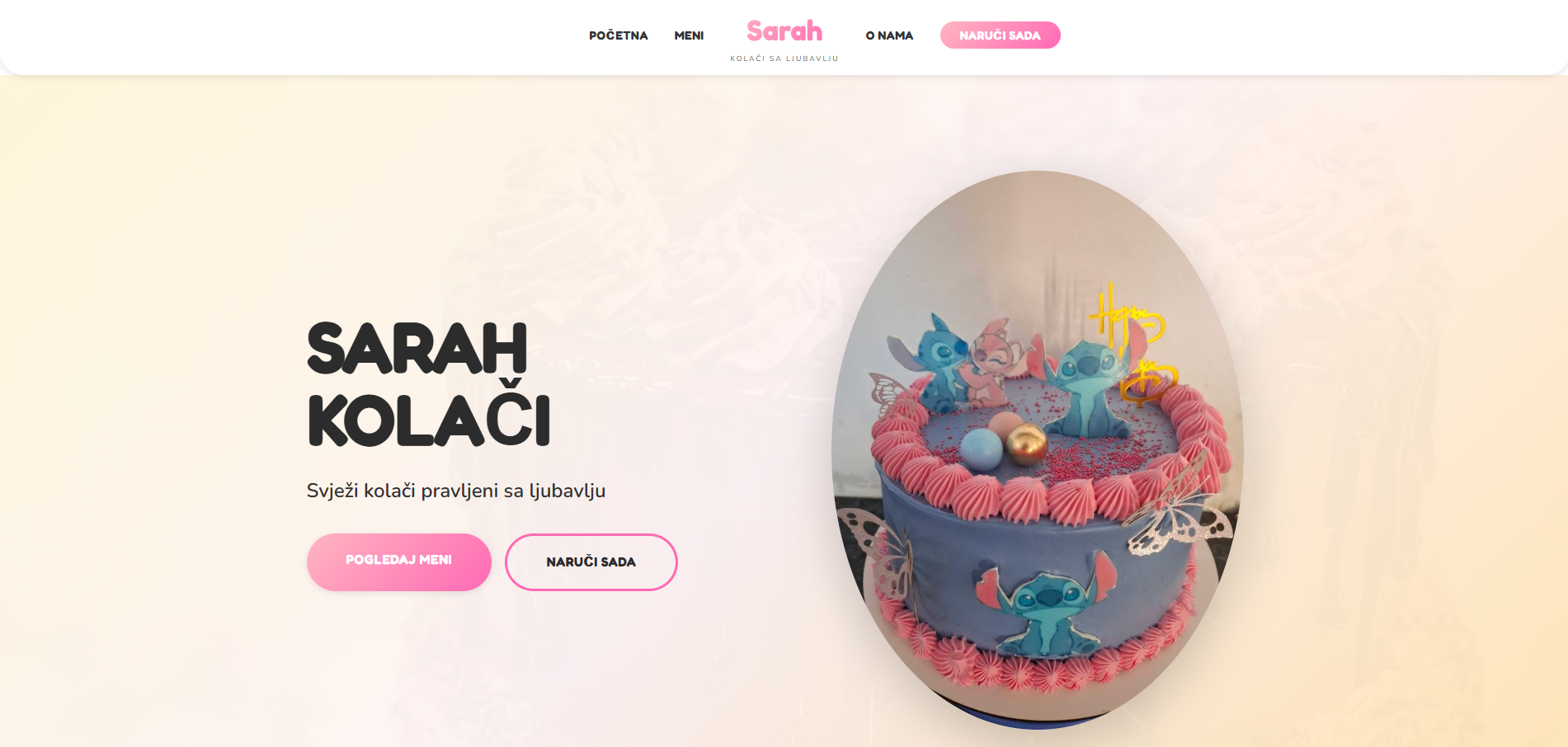 Sarah Kolači - Svježi kolači pravljeni sa ljubavlju